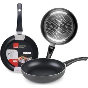 Minikoekenpan - antiaanbak - geschikt voor inductie - 1 stuk - aluminium - diameter 14 cm