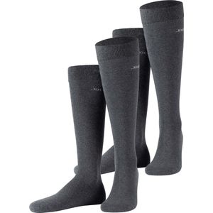 JOOP! Sokken Unisex premium essential cotton Knee High 2p Set van 2