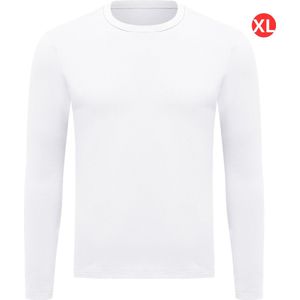 Thermokleding - Thermoshirt - Thermo - Voor Heren - Shirt - Wit - Maat S