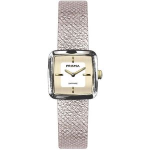 Prisma horloge 1905 Dolce Square bicolor saffierglas 5 ATM