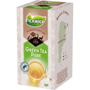 Thee pickwick master selection green pure 25st | Pak a 25 stuk | 4 stuks