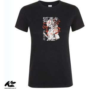 Klere-Zooi - Kitsune - Dames T-Shirt - 3XL
