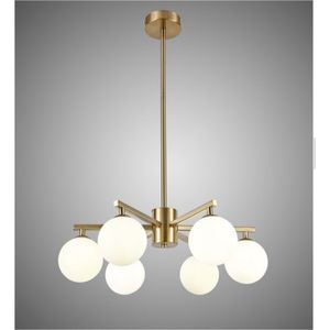 Industriële Plafondlamp - 6x G9 - 40W - Kroonluchter - Hanglamp - Luxe Goudenlamp