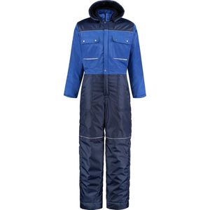 EM Workwear Winteroverall pol/kat blauw/navy Maat 54