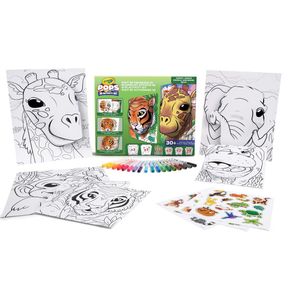 Crayola - POPS - Hobbypakket - 3D-Activiteiten Super Set Voor Kinderen - Jungle Thema - 6 Onderwerpen
