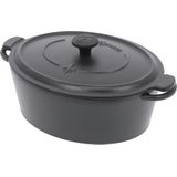 Fontignac Main Libres Braadpan - Ovaal - 29 cm - Zwart