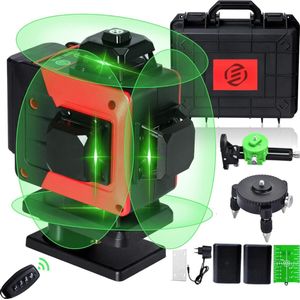 Equivera Bouwlaser - Bouw Laser - Laser Waterpas - Laser Zelfnivellerend - Rotatielaser - Bouwlazer - Bouwlaser Roterend - Laserwaterpas Zelfnivellerende - Laserwaterpassen