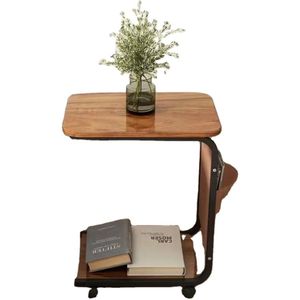 Shasim- Bedtafel Laptoptafel - tafeltje - Laptopstandaard - Laptop - Schoottafel - Laptop desk -Bijzettafel - Bruin -