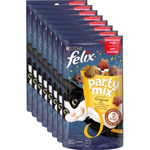 8x Felix Party Mix -  Original Mix - Kattensnacks - 60g
