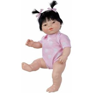 Berjuan Babypop Newborn Met Romper Aziatisch 38 Cm Meisje