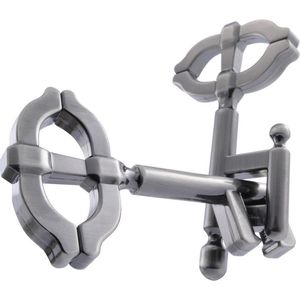 Huzzle Cast Puzzle - Key II (Level 2) - Metalen sleutelpuzzel voor urenlang plezier