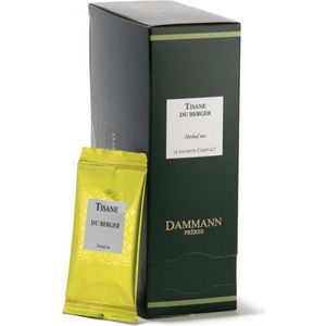 Dammann Frères - Tisane Du Berger 24 verpakte theezakjes - Kruidenthee met munt - zonder theïne