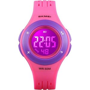 Digitaal Kinderhorloge - Multifunctioneel Horloge - Roze Paars