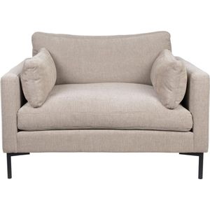 Zuiver Love Seat Summer Latte - Comfortabele beige loveseat van hoogwaardige kwaliteit stof