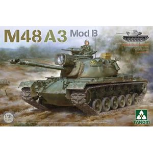 1:35 Takom 2162 M48A3 - Mod B Tank Plastic Modelbouwpakket