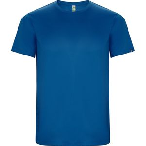 kobalt blauw unisex ECO sportshirt korte mouwen 'Imola' merk Roly maat 3XL