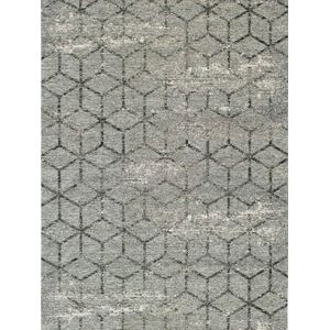 Vintage Tapijt Geo - Escher Dim Grey - 140x200 Grijs Vloerkleed