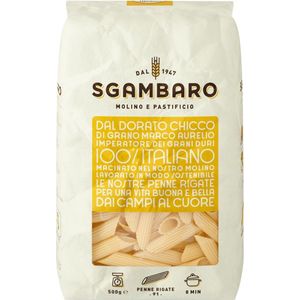 Penne van Sgambaro - 10 zakken x 500 gram - Pasta