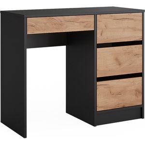 Vicco - Sherry - Kaptafel - Antraciet/Gouden Eik - Zonder Spiegel