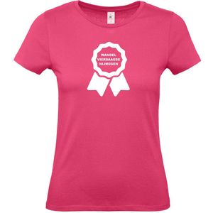 Dames T-shirt Lintje vierdaagse Nijmegen |Wandelvierdaagse | vierdaagse Nijmegen | Roze woensdag | Roze | maat XXL