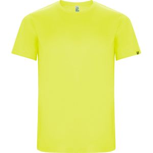 Fluor Geel 3 Pack Unisex ECO CONTROL DRY sportshirt korte mouwen 'Imola' merk Roly maat L