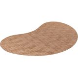 Lalee Comfy Uni Organiscge organic vorm vloerkleed karpet effen laagpolig vloerkleed rechthoekig organische vormen tapijt fraai gemêleerd 160x230 cm beige