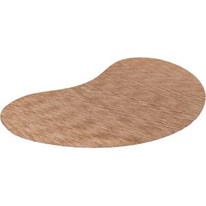 Lalee Comfy Uni Organiscge organic vorm vloerkleed karpet effen laagpolig vloerkleed rechthoekig organische vormen tapijt fraai gemêleerd 160x230 cm beige