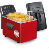 Fritel Turbo SF 4153 - Frituurpan/friteuse 3l + 2300W - ook voor vast vet - rood