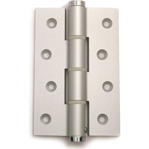 Justor deurveerscharnier enkelwerkend aluminium zilvergrijs, 120 mm lang, dd 30mm