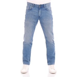 Tom Tailor Heren Jeans Broeken Marvin regular/straight Fit Blauw Volwassenen Denim Jeansbroek