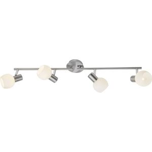 Brilliant Tiara Oppervlak-spotverlichting Chroom, Nikkel, Wit E14 40 W