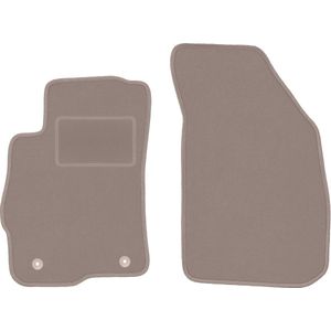 Beige voormatten voor: Chevrolet Aveo II T300 hatchback, sedan (2011-)