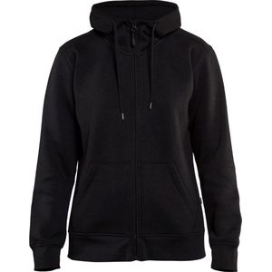 Blaklader Dames hoodie met rits 3395-1048 - Zwart - M