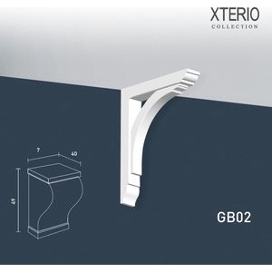 Console Orac Decor GB02 XTERIO Hoeken voor Wandlijsten Sierelement tijdeloos klassieke stijl wit