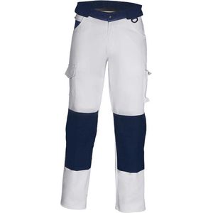 Havep Painter werkbroek 8657 maat 50 wit/navyblauw