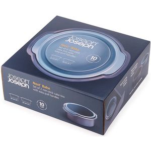 Joseph Joseph Nest Bake - 2 Delige Anti-aanbak Ronde Bakvormen Set