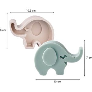 ZoeZo - Kaarsmal - Kraamdier olifant - Olifant - Kaars mallen - Siliconen mal - Zelf kaarsen maken - Gips & Epoxy gieten - Zeep maken
