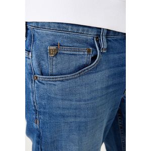 GARCIA Russo Heren Tapered Fit Jeans Blauw - Maat W34 X L30