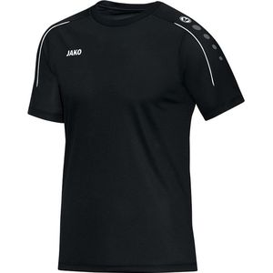 Jako Classico T-shirt Heren Sportshirt - Maat L  - Mannen - zwart/wit