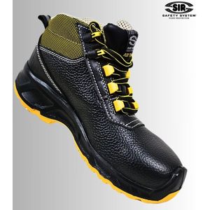 SIR SAFETY FENICE CPS Veiligheidsschoenen S3 HEREN Werkschoen Zwart - Glasvezel Neus en Composiet Tussenzool - Antislip SR - Ademend