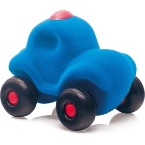 Rubbabu - Kleine politieauto blauw