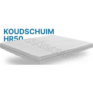 Matrasdiscounter Topper - HR50 Koudschuim - Topdekmatras - Ergonomisch - 80x200cm ca 10cm dik matras