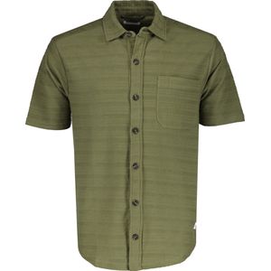 Knowledge Cotton Overhemd - Slim Fit - Groen - M