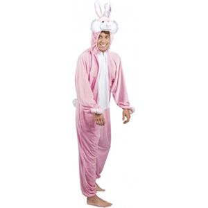 Roze konijn / haas kostuum voor heren