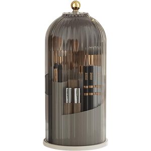 Unyqoos ® Stijlvolle Transparante Make-up Organisator met 360 Graden Draaibare Functie en Deksel