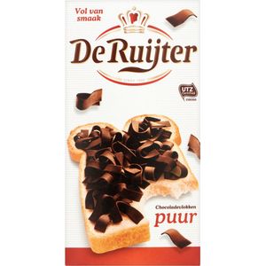 De Ruijter - Chocoladevlokken Puur - 14 x 300 gram