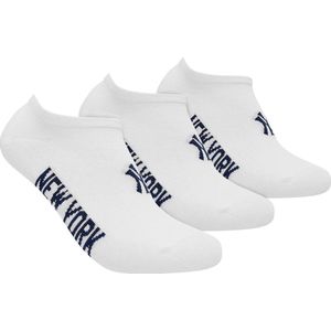 New York Yankees - 3-Pack Sneaker Socks - Enkelsokken Wit - 35 - 38 - Wit