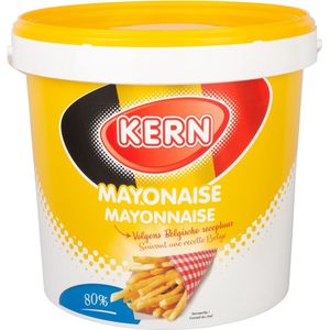 Kern Belgische mayonaise bereid met scharrelei - Emmer 10 liter