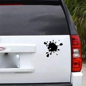 Zwarte blob-stickers decoratieve stickers voor auto's deuren ramen glas achterbumper 15 x 138 cm