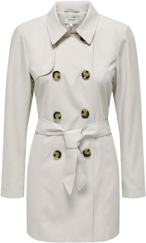 ONLY ONLVALERIE TRENCHCOAT OTW NOOS Dames Jas - Moonbeam